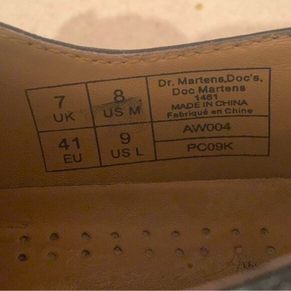 Dr. Martens 1461 Shoes - Picture 8 of 9